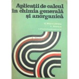 V. Mărculețiu - Aplicații de calcul &icirc;n chimia generală și anorganică (editia 1976)