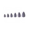 Plumbi Colmic Herakles Texas Bullet Matt Grey 1.0g