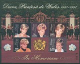 Moldova 1998 - Prințesa Diana, bloc neuzat