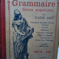 Claude Auge - Grammaire cours superieur