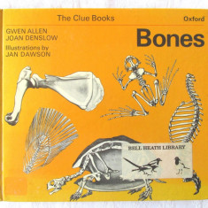 "BONES", Gwen Allen, Joan Denslow, 1968. Oase. Carte in limba engleza