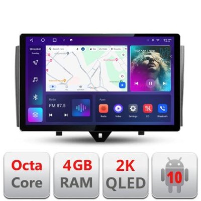 Navigatie dedicata Smart For Two 2010-2015 N-Smart10 Edonav ecran 13&amp;quot; 2K 8 si 128 Android Waze USB Navigatie 4G 360 Toslink Youtub CarStore Technology foto