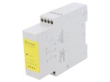 Releu de siguranță 7S 24VDC 2 ieșiri pentru șină DIN IP20, Finder