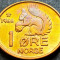 Moneda 1 ORE - NORVEGIA, anul 1966 * cod 143 A