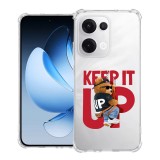 Husa antisoc pentru oppo reno13, airbag pro, clear, keep it up