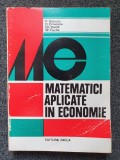 MATEMATICI APLICATE IN ECONOMIE - Stanciu, Criveanu