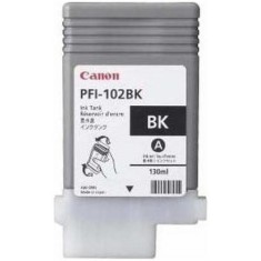 Canon Dye Ink Tank PFI-102 Photo Black, For LP17, LP24, iPF500, iPF6X0, iPF7X0, 130ml CF0895B001AA
