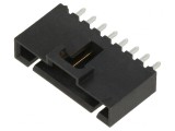 Soclu cablu-placă 8 pini 2,54mm THT aurit drept, MOLEX