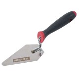 Mistrie Inox Triunghi-tesita Cu Maner Gumat 160x100mm