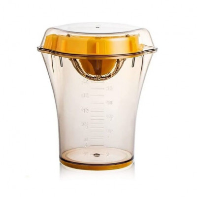 Storcator manual citricie eMazing, cu recipient de 600 ml, 15x8.5x13.5 cm, material ABS, Transparent foto