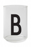 Design Letters sticlă Personal Drinking Glass