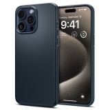 Cumpara ieftin Husa pentru iPhone 15 Pro Max, Spigen Thin Fit, Metal Slate