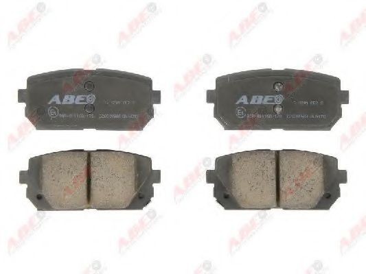 Set placute frana,frana disc KIA CARENS III (UN) (2006 - 2013) ABE C20309ABE