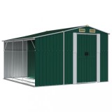 Cumpara ieftin Sopron de gradina, verde, 277x279x179 cm, otel zincat