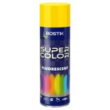 Spray vopsea, Den Braven Super Color Fluorescent, galben, interior / exterior, 400 ml