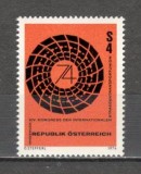 Austria.1974 Congres international al uniunii de transport MA.785, Nestampilat