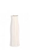 Cumpara ieftin Vaza flori ceramica bej Haylee 9.5x28 cm