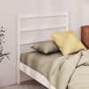 VidaXL Tăblie de pat, alb, 95x4x100 cm, lemn masiv de pin 822233