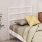 vidaXL Tăblie de pat, alb, 95x4x100 cm, lemn masiv de pin 822233