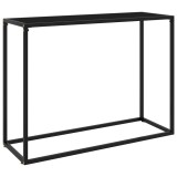 Cumpara ieftin Masa consola, negru, 100x35x75 cm, sticla securizata