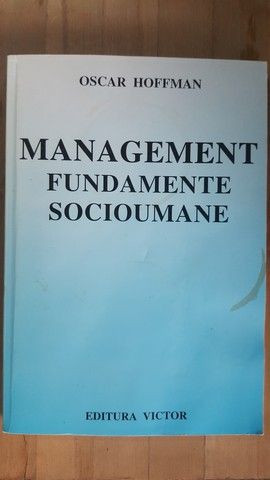 Management. Fundamente socioumane- Oscar Hoffman