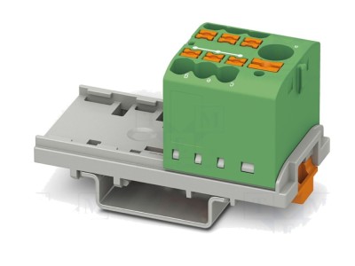 Conector de şine 24A, 690V, push-in foto