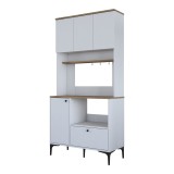 Cumpara ieftin Dulap de bucatarie Bender Alb 90.2x40x184.2 cm