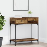 vidaXL Masă console Lemn vechi 75x34.5x75 cm Lemn stratificat