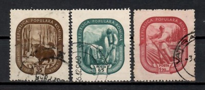 Romania 1955, LP.380 - Luna Pădurii, Stampilat foto