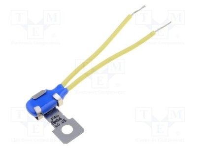 Senzor termostat NC TOMIC 80&amp;deg;C 2,5A 250V cu cablu și suport de fixare foto