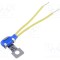 Senzor termostat NC TOMIC 80&deg;C 2,5A 250V cu cablu și suport de fixare