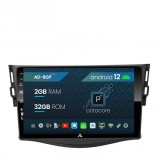 Cumpara ieftin Navigatie Toyota RAV4 (2006-2013), Android 12, P-Octacore 2GB RAM + 32GB ROM, 9 Inch - AD-BGP9002+AD-BGRKIT096