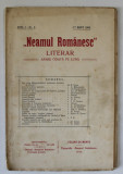 &#039; NEAMUL ROMANESC &#039; , LITERAR , REVISTA LUNARA , ANUL I , NO. 3 , 1 MARTIE , 1909