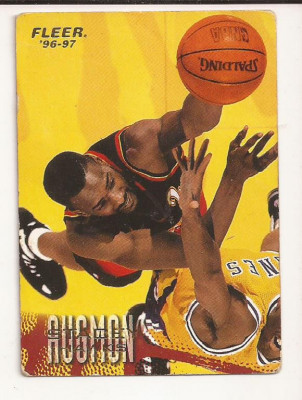 Cartonas baschet NBA Fleer 1996-1997 - nr 1 Stacey Augmon - Atlanta Hawks foto