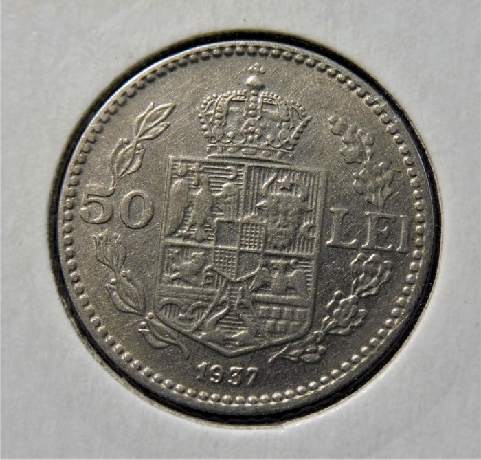 ROMANIA 1937 - 50 lei - Carol II (294)