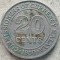 MALAYA-20 CENTS 1950