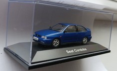 Macheta Seat Cordoba Coupe MK1 Facelift 1996 albastru - Herpa 1/43