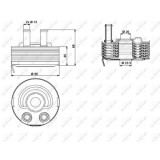 Radiator ulei motor, Termoflot Nrf 31184