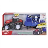 DICKIE MASSEY FERGUSON TRACTOR SI REMORCA CU SUNETE SI LUMINI