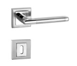 Maner Usa Interior Leziter Buton Patrat Inox, Tip BB, 126mm