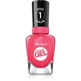 Sally Hansen Miracle Gel&trade; gel de unghii fara utilizarea UV sau lampa LED culoare 339 Electric Pop 14,7 ml