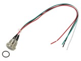 Comutator anti-vandalism cu iluminare LED, IP65, 2A/48VDC