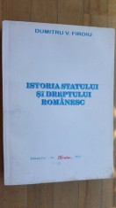 Istoria statului si dreptului romanesc- Dumitru V.Firoiu foto