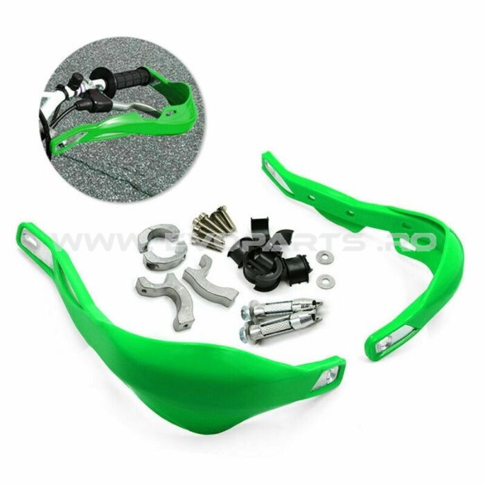 Handguard Universal ATV Cross Enduro Aparatori Ghidon Maini Protectii - VERDE