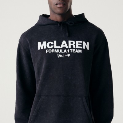 Mclaren Honda hanorac de bărbați cu glugă Forever Forwards black F1 Team 2024 - S foto