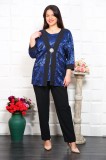 Compleu Elegant din 3 piese Atlanta Navi - 48Marimea, Yves