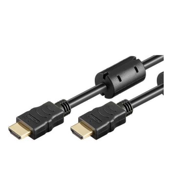Cablu HDMI - HDMI 1m v1.4 HI-Speed conector aurit cu Ferita foto
