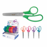 Cumpara ieftin Set de 24 Foarfeci MILAN, Lungime 12.5 cm, Diverse Culori, Lama din Otel, Lama cu Varf Rotunjit, Foarfeca Copii, Foarfeca pentru Gradinita, Foarfeca M