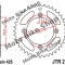 MBS Pinion spate Z55 428 Aluminiu Honda CR 80-85, Cod Produs: 7582695MA