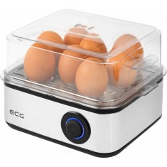 Aparat de fiert si prajit oua ECG UV 5080, 500 W, 8 oua fierte, 4 oua prajite